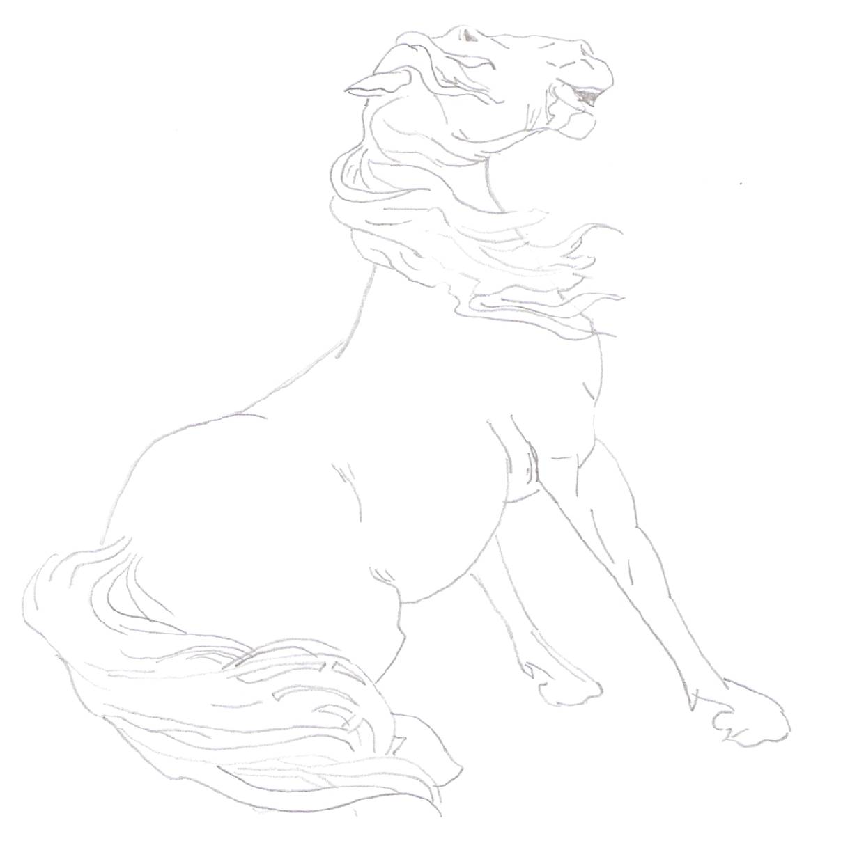 Deckenmalerei in einem Kreuzberg –er (Berlin) Treppenhaus aus der Gründerzeit. Vor der Deckenmalerei von unserem Restaurator und Malermeister Schimpf wurden alle Vorarbeiten von unserem Maler – Team ausgeführt.